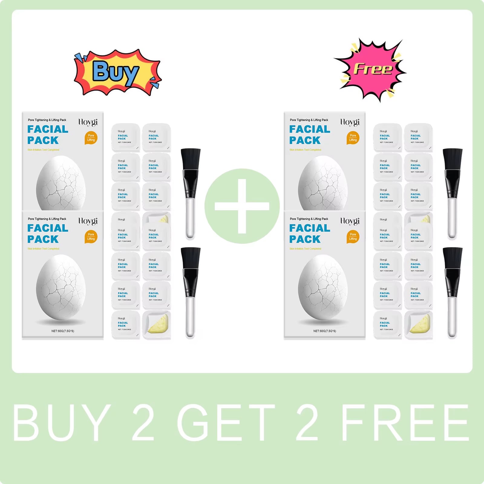 Pore Tightening Mask Blackhead Remover Shrink Pores Oil Control Deep Cleaning Brightening Fade Dark Spot Moisturizing Face Mask