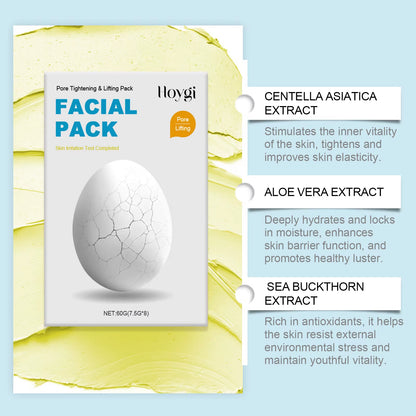 Pore Tightening Mask Blackhead Remover Shrink Pores Oil Control Deep Cleaning Brightening Fade Dark Spot Moisturizing Face Mask